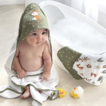 Load image into Gallery viewer, Hooded Towel - Forest Retreat
