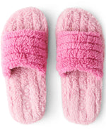 Load image into Gallery viewer, Kip &amp; Co - Poochie Pink Quilted Sherpa Adult Slippers
