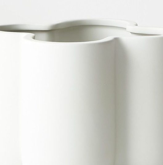Large Vase Nirassa - White