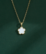 Load image into Gallery viewer, Flower Pendant Necklace - White
