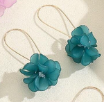 Load image into Gallery viewer, Petal Earring - Teal
