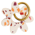 Load image into Gallery viewer, Sage and Clare - Whitney Keyring - Nougat Terrazzo
