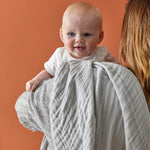 Load image into Gallery viewer, Double Muslin Cotton Blanket - Grey
