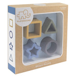 Load image into Gallery viewer, Silicone Shape Puzzle - Steel Blue
