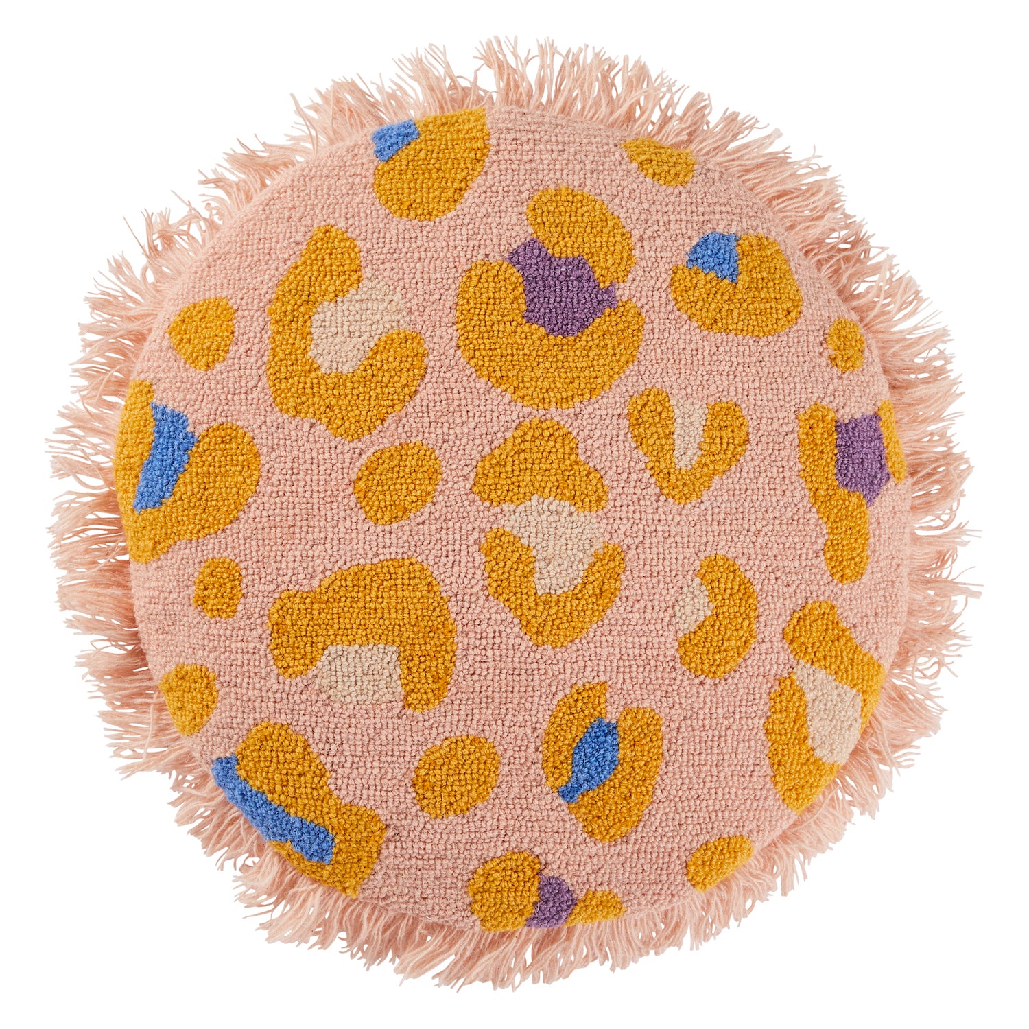 Sage and Clare - Hilaire Punch Needle Cushion - Peach