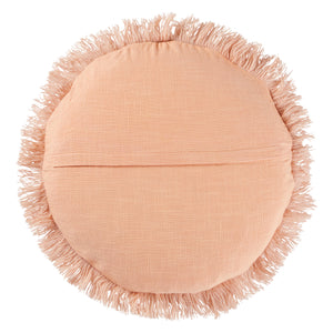 Sage and Clare - Hilaire Punch Needle Cushion - Peach