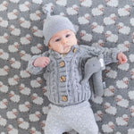 Load image into Gallery viewer, Di Lusso Living - Molly Baby Hat - Grey
