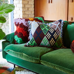 Load image into Gallery viewer, Sage and Clare - Brunetta Jacquard Cushion - Blue Bell
