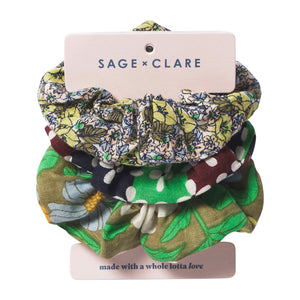 Sage and Clare - Floria Scrunchie Set
