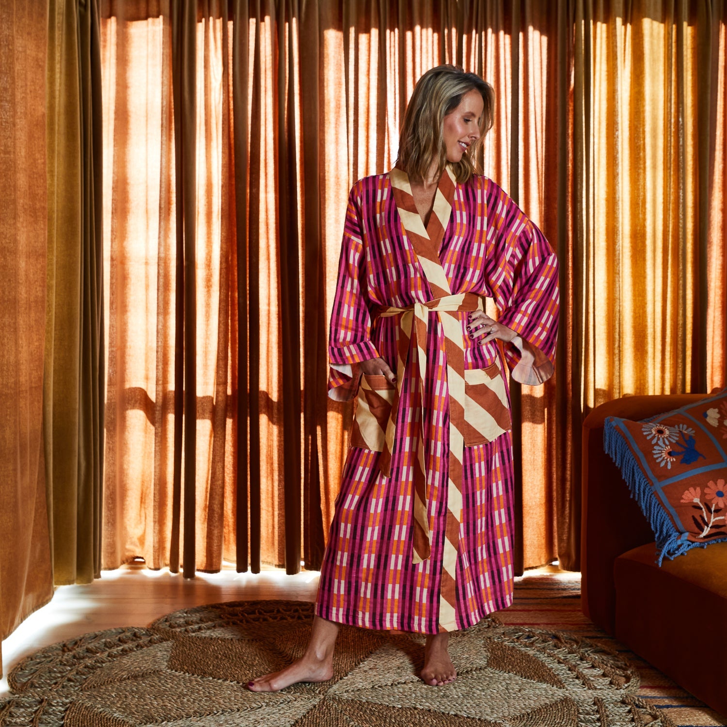 Sage and Clare - Chameli Cotton Robe