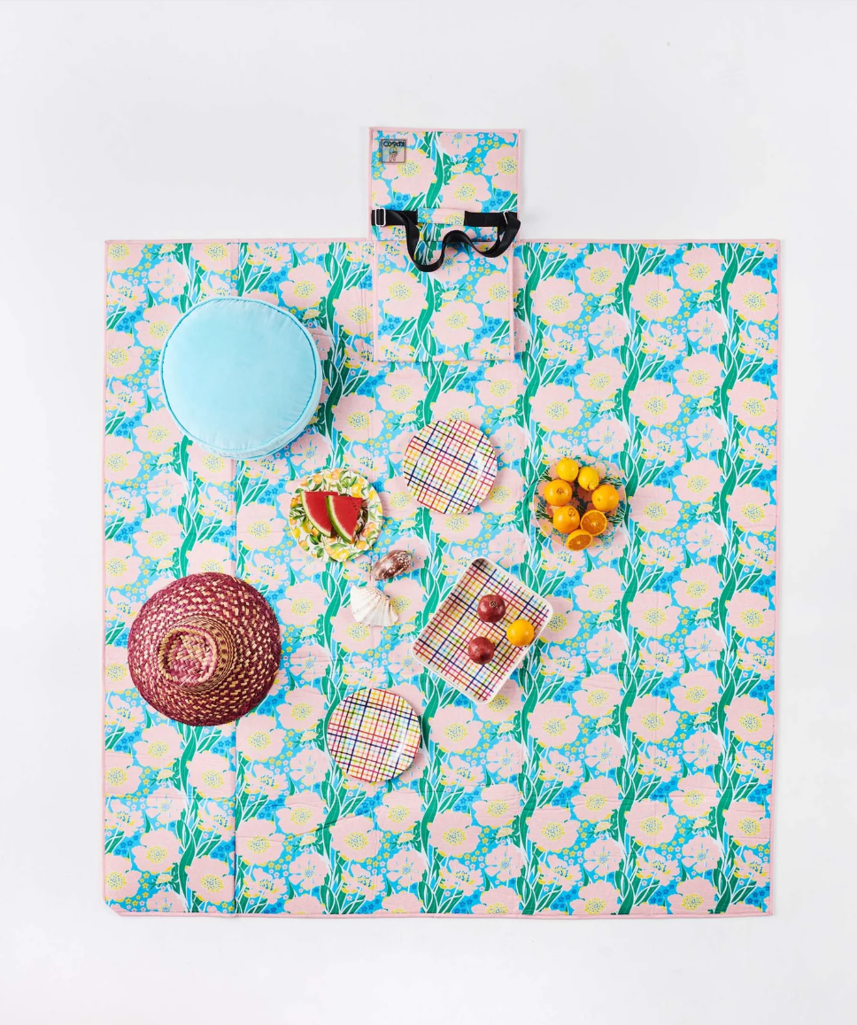 Kip & Co - Picnic Mat - Tumbling Flowers