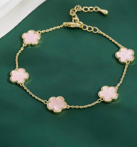 Flower Bracelet - Pink