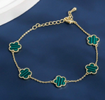Load image into Gallery viewer, Flower Bracelet - Green
