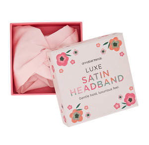 Luxe Satin Headband - Pink Quartz