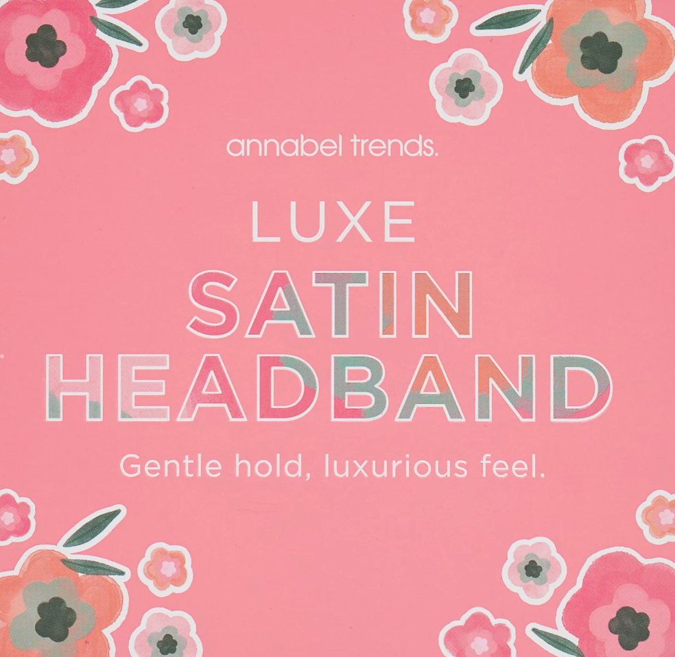 Luxe Satin Headband - Melon