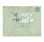 Load image into Gallery viewer, Beauty Ritual - Luxury Waffle Wash Set 3pc - Moss
