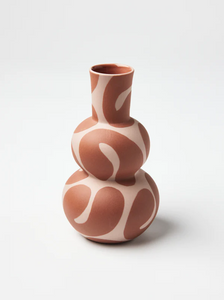Jones & Co - Happy Vase - Terracotta Curls