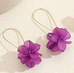 Load image into Gallery viewer, Petal Earring - Purple
