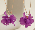 Load image into Gallery viewer, Petal Earring - Purple
