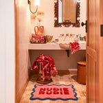 Load image into Gallery viewer, Sage and Clare - Amalie Nudie Bath Mat - Hibiscus
