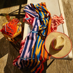 Load image into Gallery viewer, Sage and Clare - Chiara Bath Sheet - Azure
