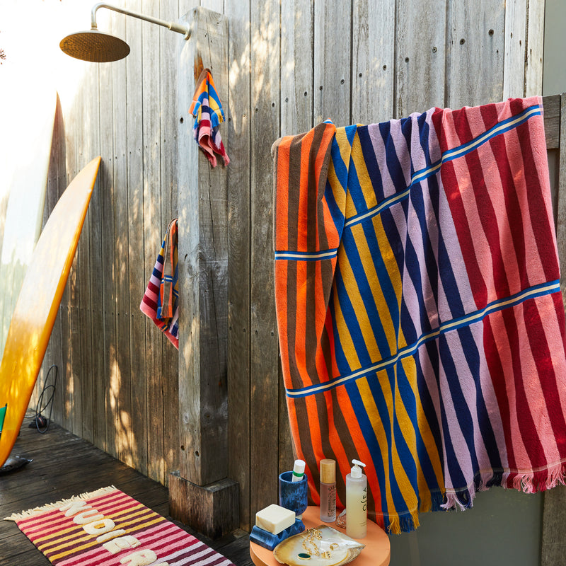 Sage and Clare - Chiara Hand Towel - Azure