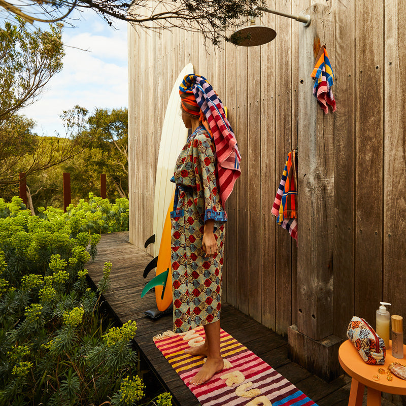 Sage and Clare - Chiara Hand Towel - Azure