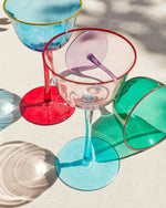 Load image into Gallery viewer, Kip &amp; Co - Rose With A Twist Mini Coupe Glass - Set of 2
