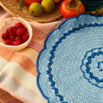 Load image into Gallery viewer, Sage and Clare - Aditi Crochet Placemat Set
