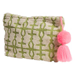 Load image into Gallery viewer, Sage and Clare - Amata Terry Pouch - Palm
