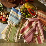 Load image into Gallery viewer, Sage and Clare - Ishani Stripe Tea Towel - Posy
