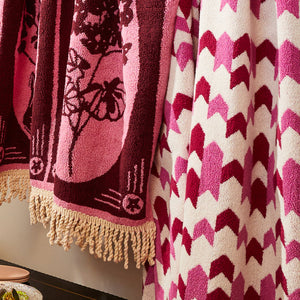 Sage and Clare - Gigi Bath Sheet - Cosmo Pink