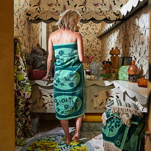 Sage and Clare - Gigi Bath Sheet - Emerald