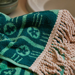 Sage and Clare - Gigi Hand Towel - Emerald