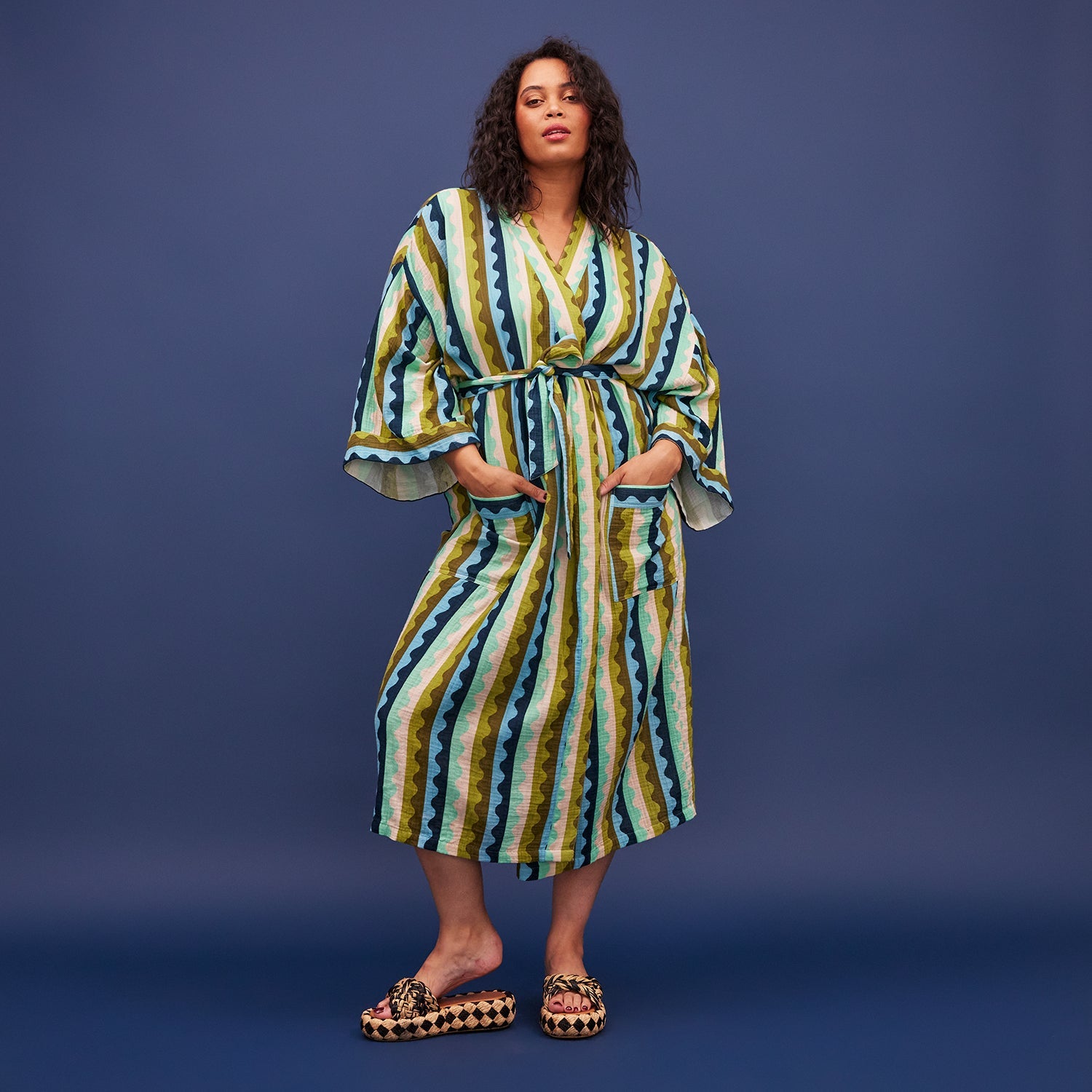 Sage and Clare - Bungee Cotton Bath Robe