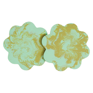 Sage and Clare - Cecilia Coasters Set of 2 - Artichoke