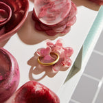 Load image into Gallery viewer, Sage and Clare - Whitney Keyring - Rhubarb
