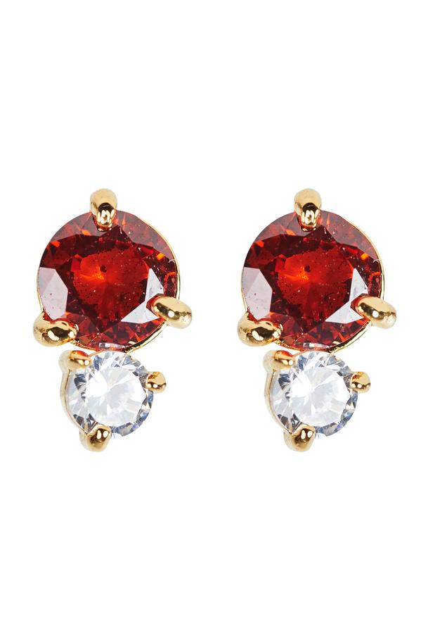 Instinctive Earring - Garnet