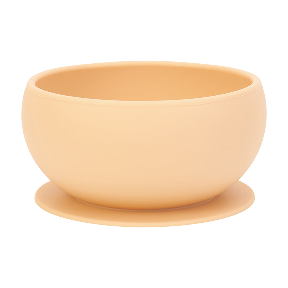 Silicone Suction Bowl - Caramel