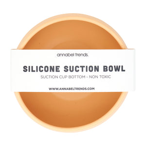 Silicone Suction Bowl - Caramel