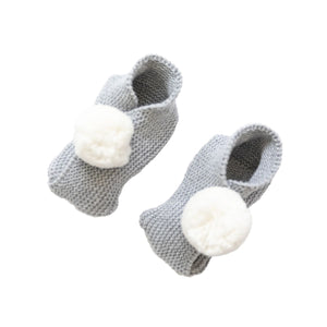 Di Lusso Living - Frankie Baby Booties - Grey