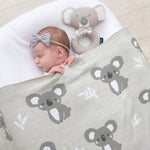 Load image into Gallery viewer, Baby Blanket - Koala/Grey
