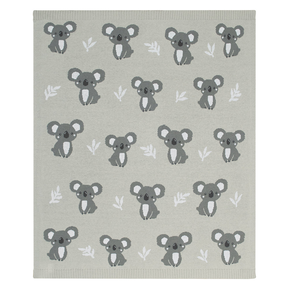 Baby Blanket - Koala/Grey