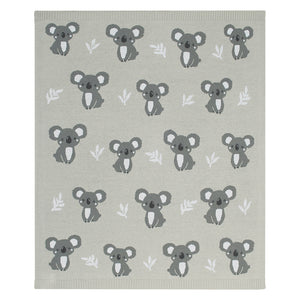 Baby Blanket - Koala/Grey