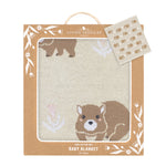 Load image into Gallery viewer, Baby Blanket - Wombat/Natural
