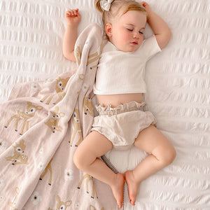 Baby Blanket - Fawn/Blush