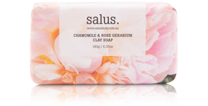 Salus Body - Chamomile & Rose Geranium Clay Soap
