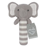 Load image into Gallery viewer, Knitted Squeaker - Ezra Elephant
