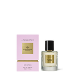Load image into Gallery viewer, Glasshouse Fragrances 50ml Eau de Parfum - A TAHAA AFFAIR DEVOTION - Butterscotch Caramel &amp; Jasmine
