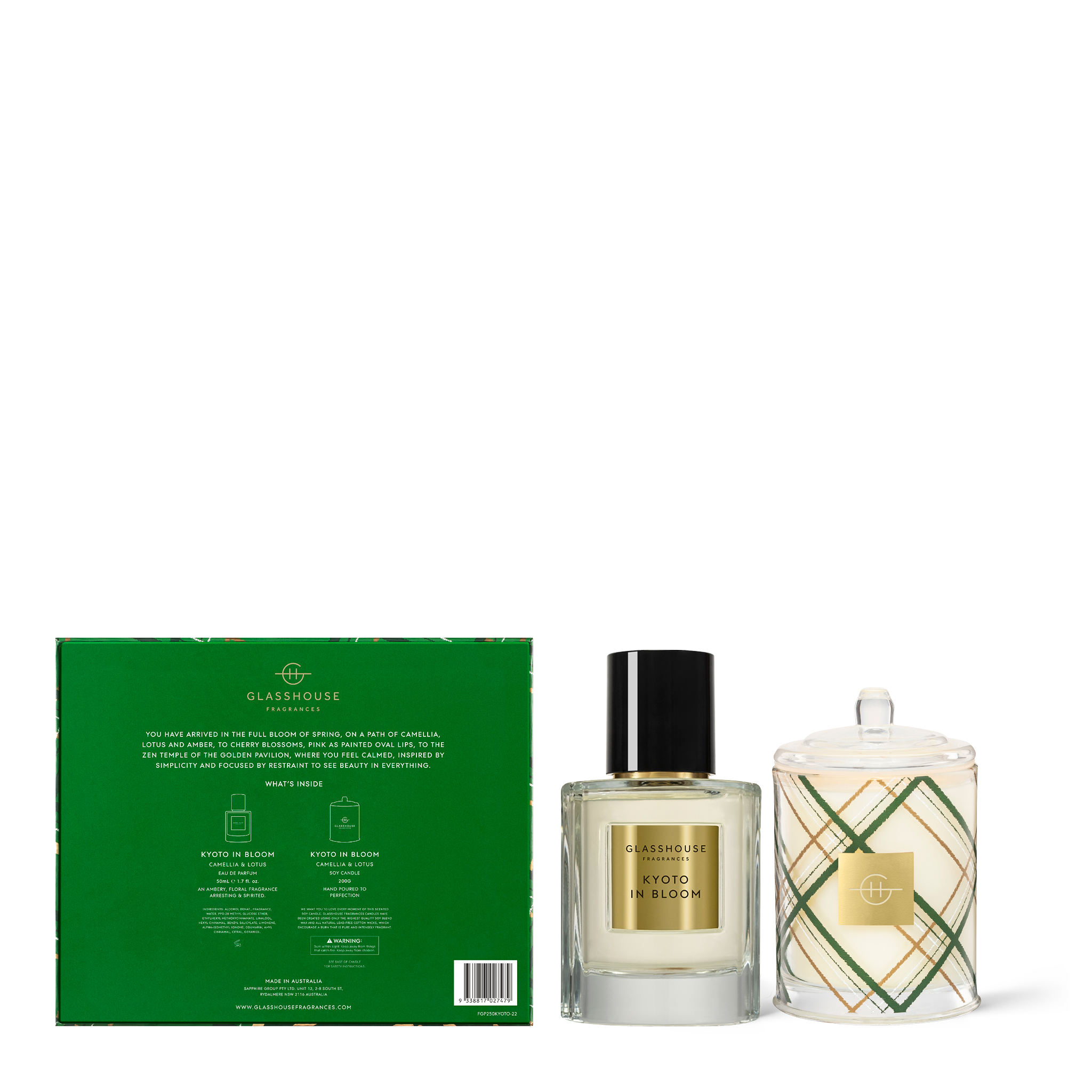 Glasshouse Fragrances - Kyoto in Bloom Fragrance Duo Gift Set